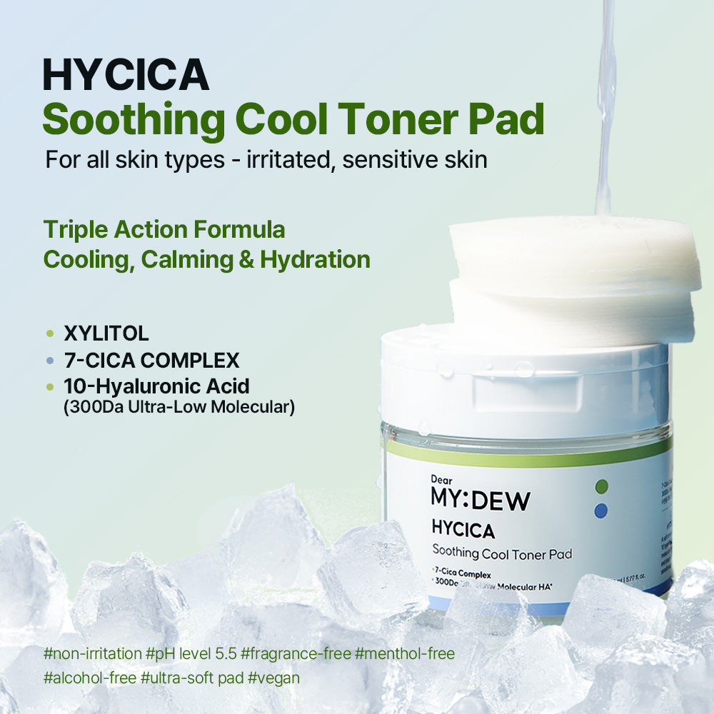 HYCICA Soothing Cool Toner Pad 150ml